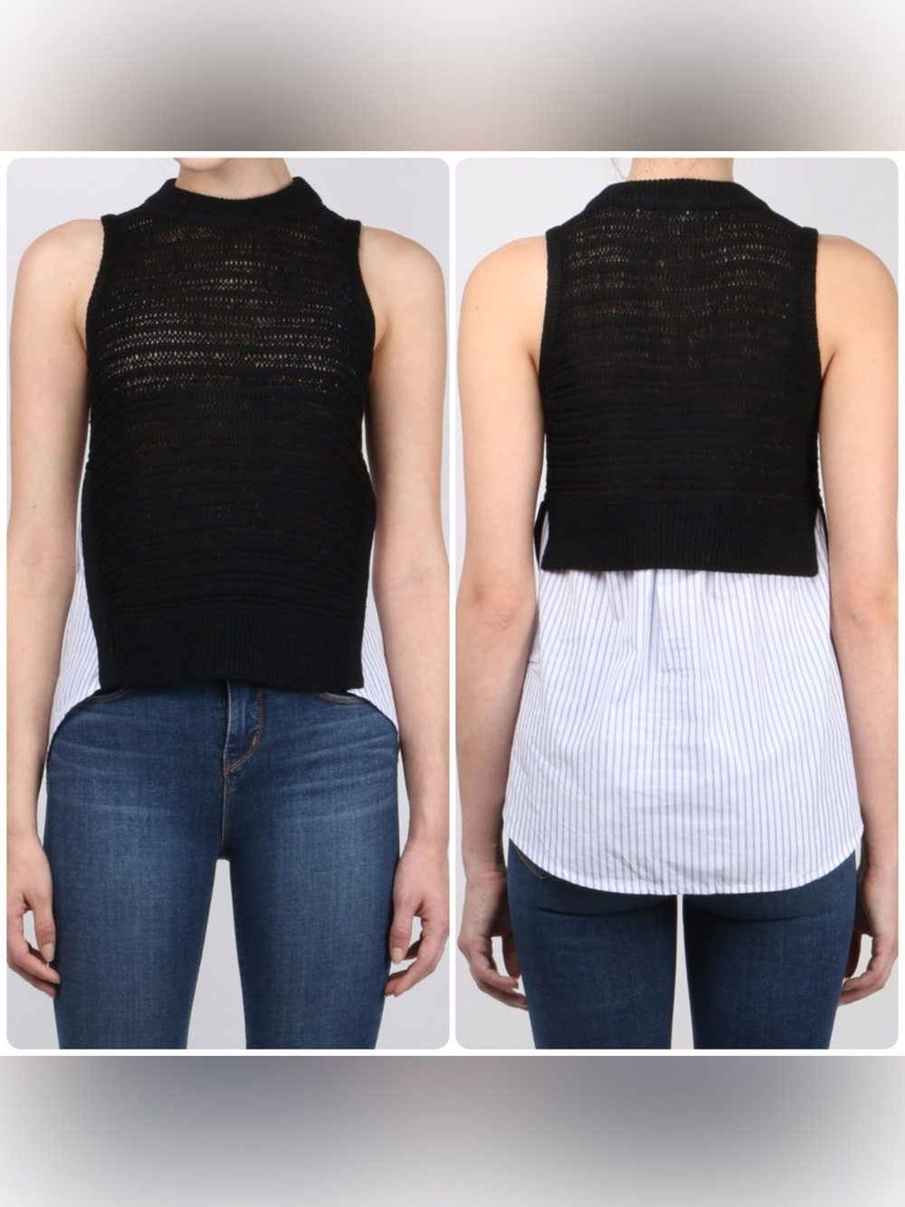 VERONICA BEARD South Beach Sleeveless Sweater (T3)